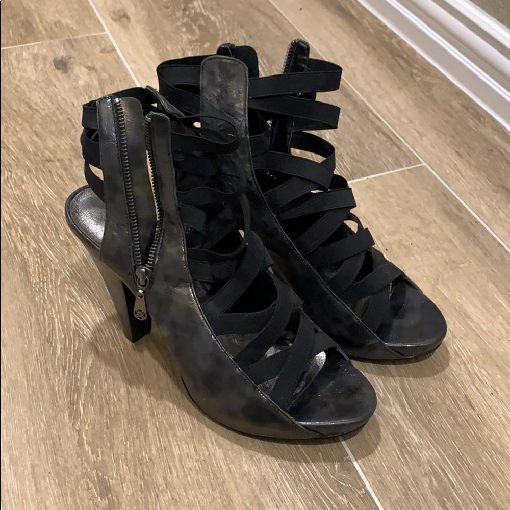 N by Nicole Miller Cage Heels